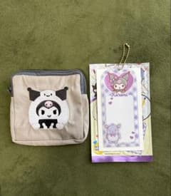 サンリオキャラクターズ 純喫茶のスクエアポーチ クロミ+ネームキーホルダーのサムネイル