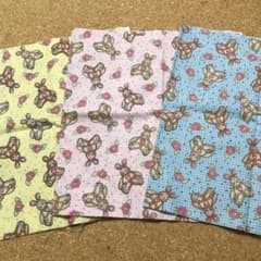 カントリー風・うさぎ／パッチワークカットクロス・同柄3色セットのサムネイル