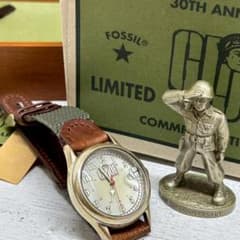 レア FOSSILフォッシル GIジョー 30周年記念腕時計 タグ付き 未使用 