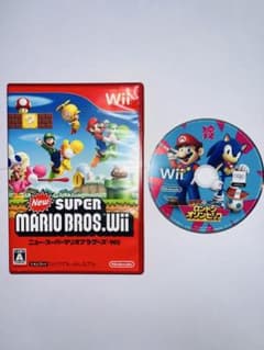 Wiiソフト2本セット マリオのサムネイル