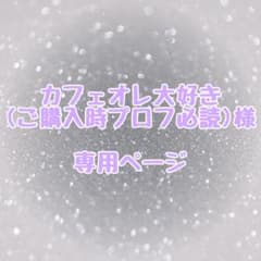 カフェオレ大好き(ご購入時プロフ必読)様 専用ページのサムネイル