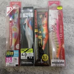 そ*方様 エギ 4本セット アオリQ エメラルダス プロスペックのサムネイル