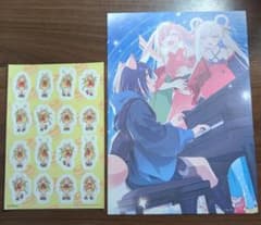 超かぐや姫　シール　メモリアルビジュアル　かぐや　彩葉　ヤチヨのサムネイル