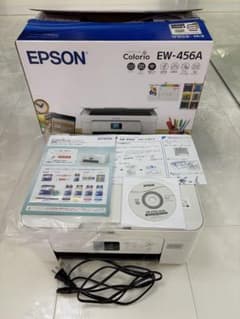 美品 EPSON プリンター 複合機 2025年モデル ホワイト カラリオのサムネイル