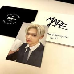 【ニキ】ENHYPEN artist made MA-1 L トレカ　ポスター付 ポスター・トレカ付✨】ENHYPEN ニキ MA-1 Artist-Made - メルカリ