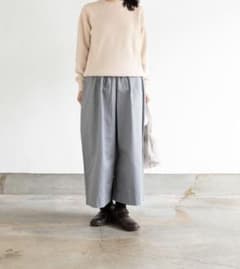 ゴーシュ【定価2.8万】コットンオックスワイドキュロットパンツ - メルカリ