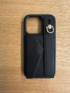 iPhone 용 케이스 카드 수납 첨부 블랙