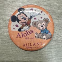AULANI Disney Resort ダッフィー ミッキー 缶バッジのサムネイル