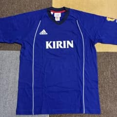 【レア】サッカー 日本代表　2003 ジャージ 上下 adidas KIRIN adidas サッカー日本代表 2003 KIRIN Tシャツ Sサイズ - メルカリ