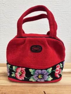 FEILER アネモネ　ハンドバッグ 赤　フェイラーのサムネイル