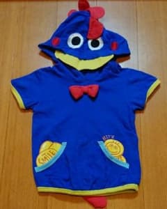 Bit'z ビッツ なりきりフード 半袖Tシャツ 90のサムネイル