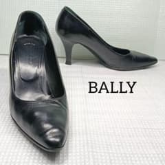 バリー BALLY ヒールパンプス ポインテッドトゥ 黒のサムネイル