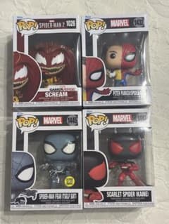 新品・未開封品！Funko POP! Marvel フィギュアセット 4体セット