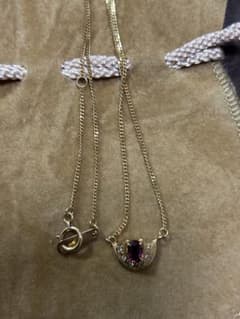 K18 ルビーダイヤネックレス /ジュエリーマキ - メルカリ