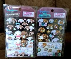 シュガーバニーズ オーロラ立体シール 金箔ぷっくりシールのサムネイル