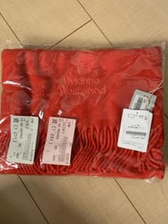 みしん　様専用　赤マフラー　ヴィヴィアンウエストウッドのサムネイル