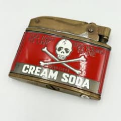 ✨希少✨80s CREAM SODA クリームソーダ 角ドクロ オイルライター 