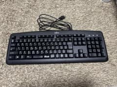 有線USBキーボード 日本語配列 黒　富士通のサムネイル