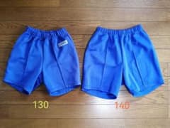 体操服 ショートパンツ 2枚セット 130 140 レッドスワローのサムネイル