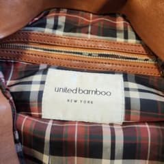united bamboo ブラウンレザートートバッグのサムネイル