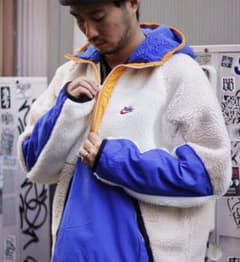 ニットパーカー nike ボアジャケット ボアパーカーのサムネイル