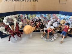 ONE PIECE 이치 반 쿠지 25 주년 피규어 4 체 세트