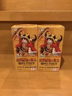 ONE PIECEカード 世界最強の戦士 OP-17 2BOX テープカット - メルカリ