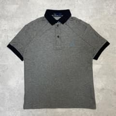 美品】 FRED PERRY フレッドペリー ポロシャツ 月桂樹ロゴ グレー