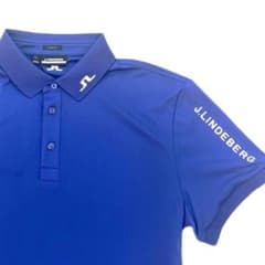 【新品タグ付】J.LINDEBERG 半袖ポロシャツ スリムフィット Sサイズ