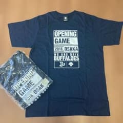 オリックス・バファローズ 2018 開幕記念 Tシャツ ネイビー L 2枚セットのサムネイル