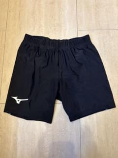 MIZUNO 陸上用パンツ ブラック Lショートタイツ　スパッツのサムネイル