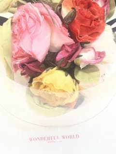 WONDERFUL WORLD コサージュ 花束モチーフ WONDERFUL WORLD 大型コサージュ 花束モチーフ - メルカリ