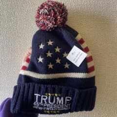 【未使用品】トランプ大統領 TRUMP 45TH PRESIDENT ニット帽のサムネイル