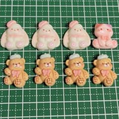 動物 デコパーツ 8個のサムネイル