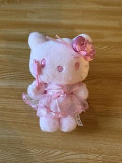 新品未開封　ハローキティ 桜 マスコット ぬいぐるみ キーホルダー ピンクのサムネイル
