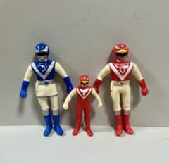 N*A様 超獣戦隊ライブマン ソフビフィギュア レッドファルコン ブルー