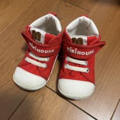 Miki House 赤 ファーストシューズのサムネイル