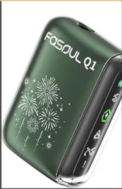 Fasoul Q1 加熱式たばこ互換機 本体 グリーン テリア・★1回使用品のサムネイル