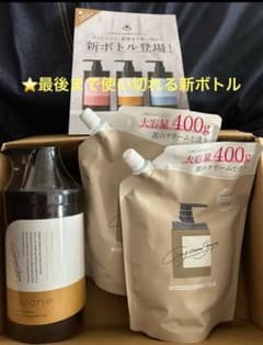 ⭐️ココネクレイクリームシャンプー⭐️380gボトル⭐️詰め替え用400g 2個セット ⭐️ココネクレイクリームシャンプー⭐️380gボトル⭐️詰め替え用400g