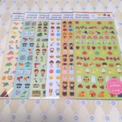 キャンドゥ chocottoシール 6枚セット⑭ シール/ステッカー/文房具