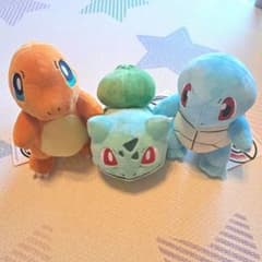 ポケモン 一番くじ　ぬいぐるみ ヒトカゲ フシギダネ ゼニガメ 3体セット m40896933013_1.jpg?1765273014