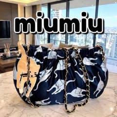 miumiu✨ミュウミュウ✨チェーンショルダーバッグ✨クラッチバッグ 