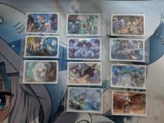 Genshin Impact 웨이퍼 카드 11장 세트
