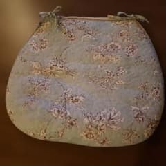 花柄 キルティング チェアパッド クッションのサムネイル