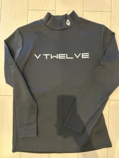 未使用V TWELVE ブラック ハイネックシャツ Mサイズ - メルカリ