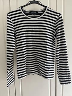 BLACK COMME des GARCONS ボーダー長袖カットソー Mのサムネイル