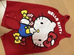HELLO KITTY 赤色ロンパース 70のサムネイル