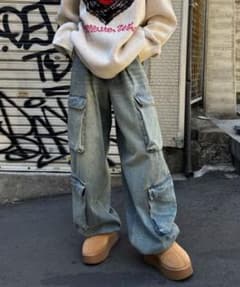 最終値下げ‼︎ 新品　未使用　F ゆたせな×PAGEBOY カーゴパンツのサムネイル