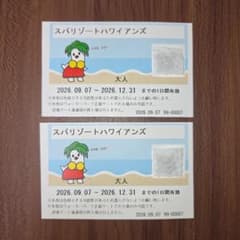スパリゾートハワイアンズ 入場券 2枚 - 3