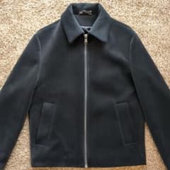 ZARA ブルゾン ベルベット ブラック ジッパー付きジャケット Sサイズ 